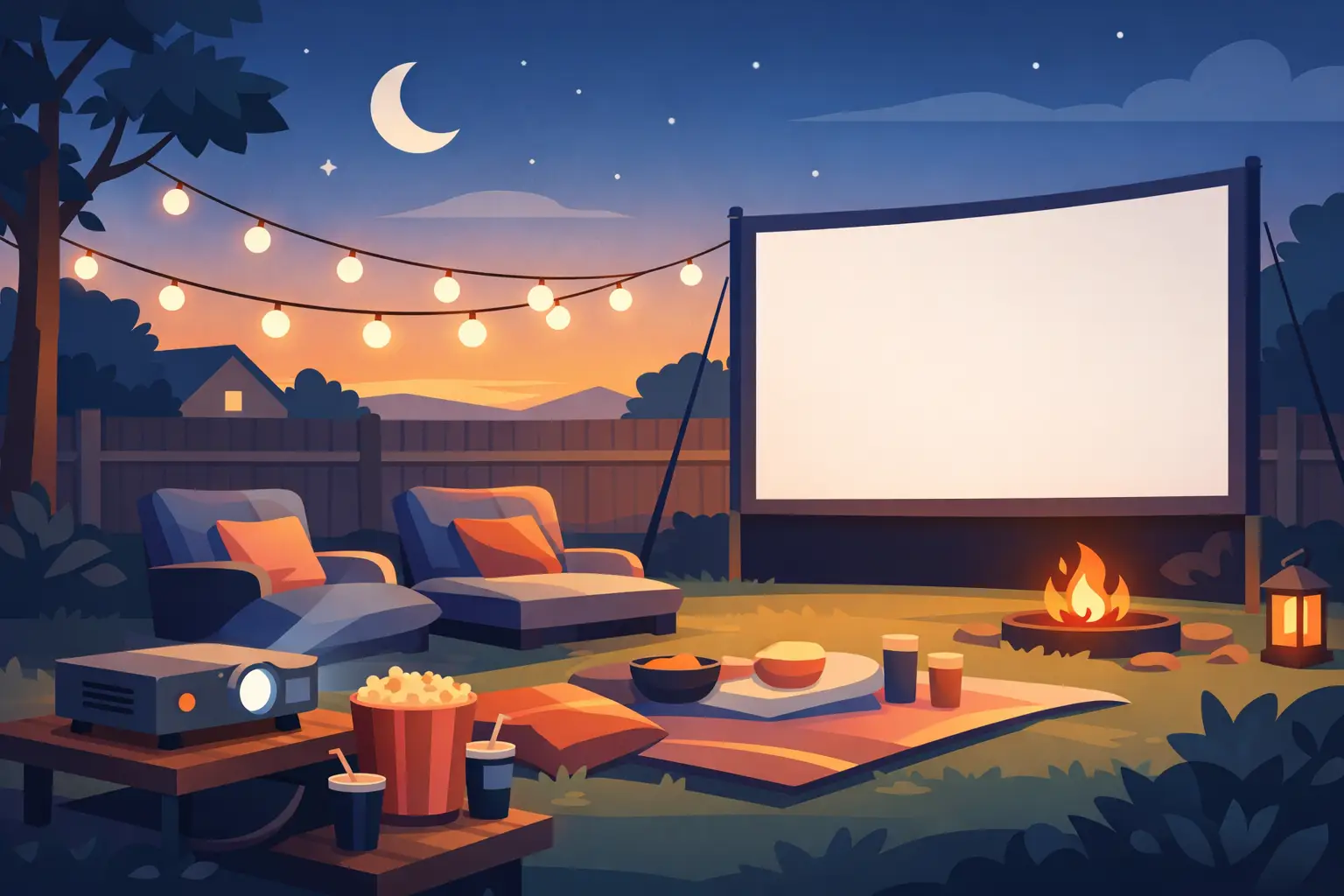 How to Rent Backyard Cinema Services