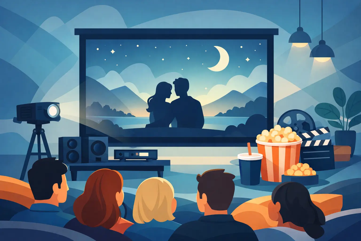 Indoor Movie Event Rental