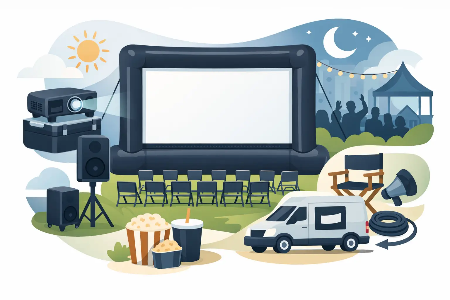 Inflatable Screen Event Packages: What They Include and How to Choose