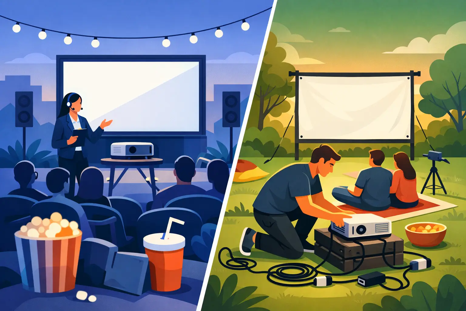 Managed Movie Event vs. DIY Setup: Which Is Right for You?